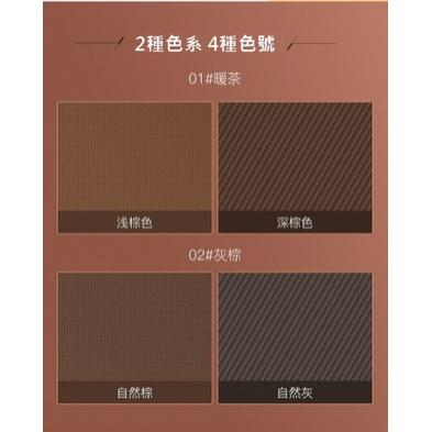 台灣現貨 YAQINUO絲柔立體眉粉 眉粉 雙色眉粉 兩色眉粉 防水眉粉 防汗眉粉 不暈染眉粉 鼻影眉粉 初學者眉粉-細節圖9