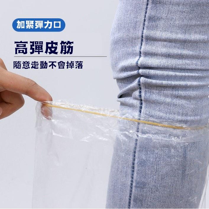 台灣現貨 一次性加厚防水鞋套 雨鞋套 一次性雨鞋套 雨天隔水 加厚長筒 下雨天防水鞋套 長筒拋棄式鞋套 透明鞋套 鞋套-細節圖5