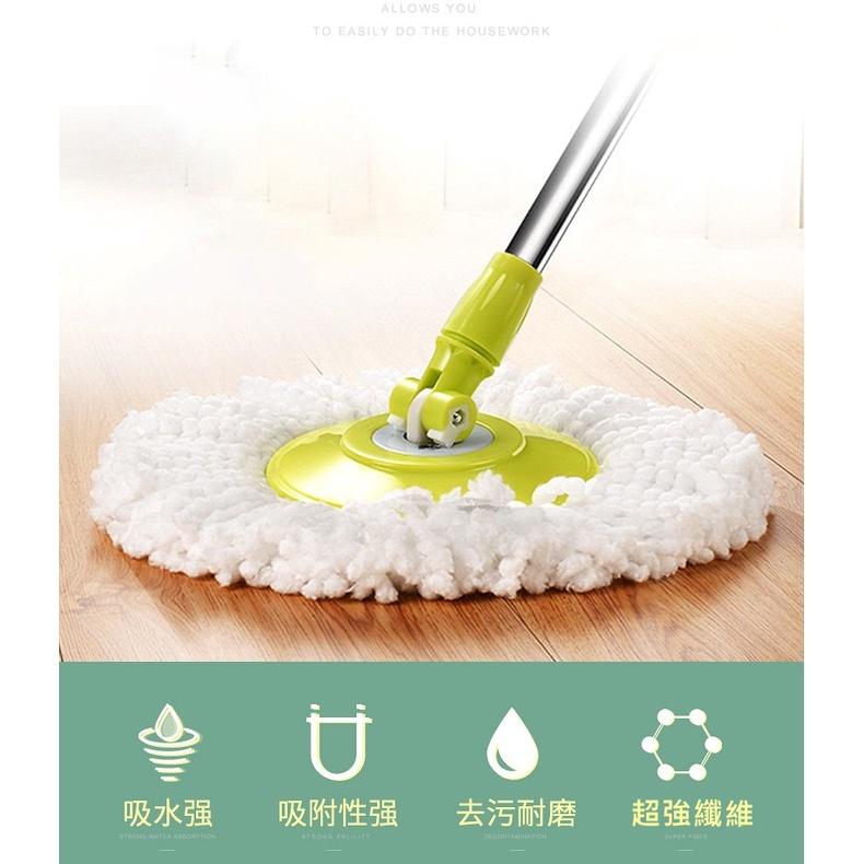 台灣現貨 拖把替換頭 好神拖旋轉拖把替換頭 超細纖維拖把頭 拖把頭替換 拖把替換 好神拖通用替換布 拖把布 拖把頭 拖把-細節圖2