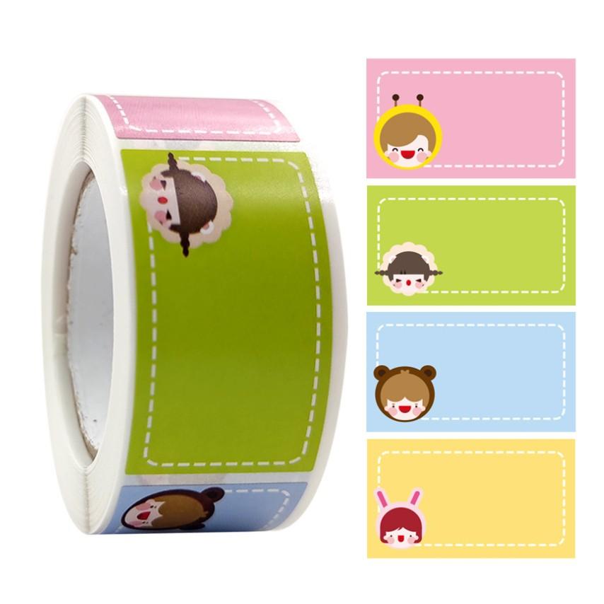 台灣現貨 可愛卡通文具姓名貼 一卷250貼 姓名貼 學生必備 學生必備姓名貼 上班族姓名貼 手寫標籤紙 文具姓名貼 標籤-細節圖6