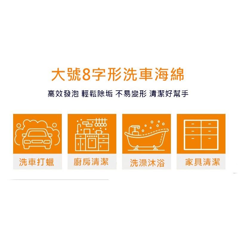 台灣現貨 8字洗車海綿 洗車海綿 洗車綿 發泡綿 8字海棉 清潔海綿 高密度蜂窩海綿 壓縮海綿 打蠟海綿 擦車海綿 海綿-細節圖8
