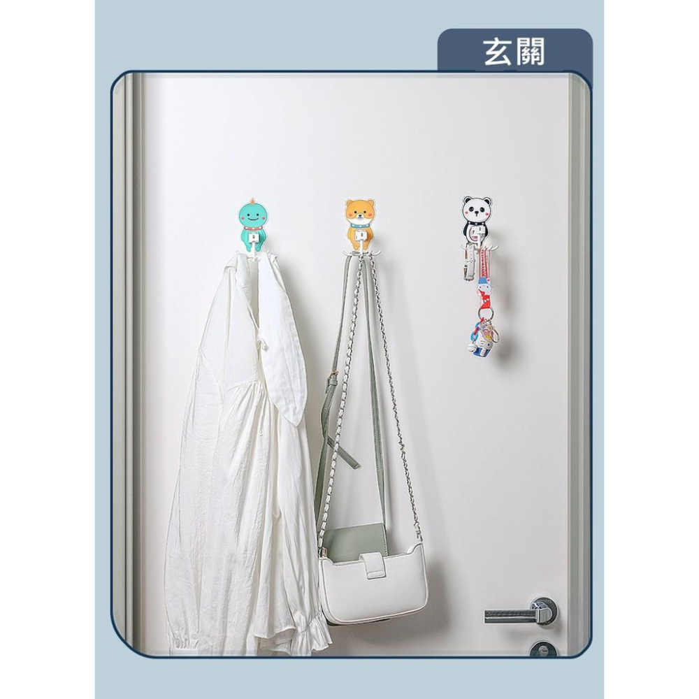 台灣現貨 壁掛式旋轉六爪掛勾支架 六爪掛勾 廚房掛勾 浴室掛勾 掛勾 免打孔掛勾 家用掛勾 免打孔掛勾 旋轉掛勾 掛勾-細節圖2