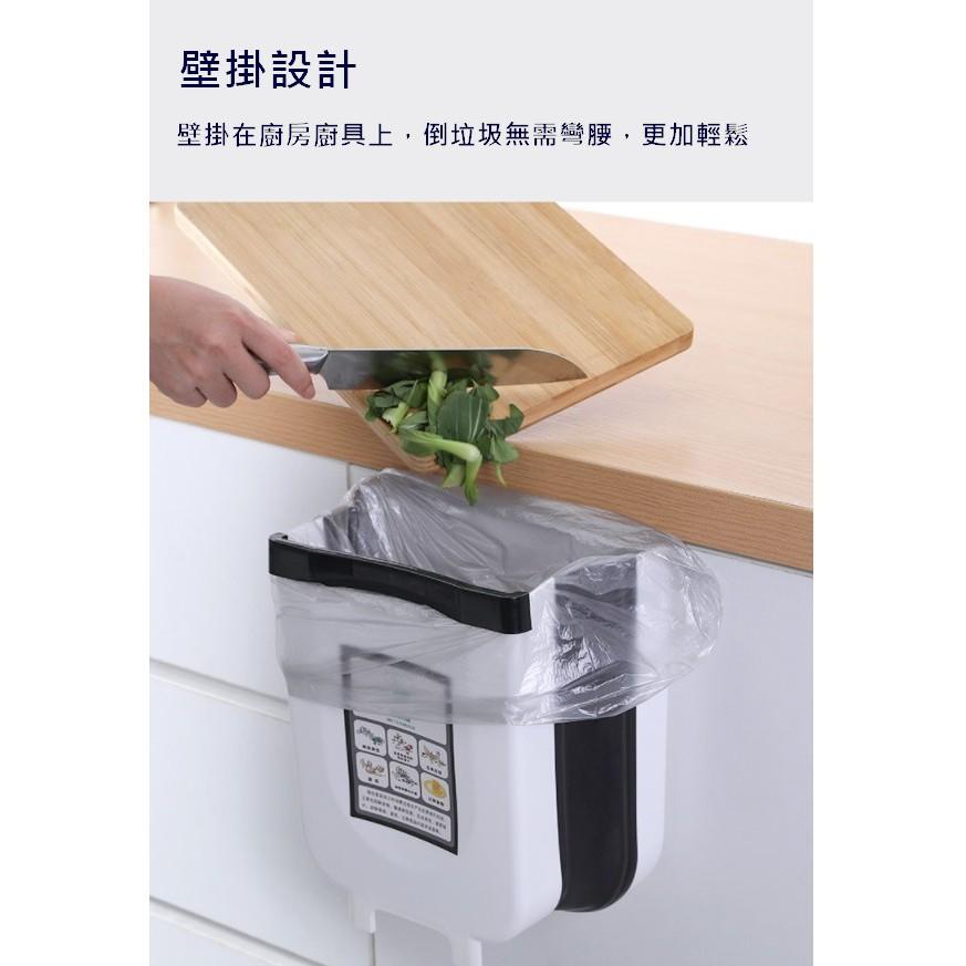 台灣現貨 壁掛式摺疊收納垃圾桶 摺疊垃圾桶 掛式垃圾桶 車載垃圾桶 摺疊掛式垃圾桶 居家垃圾桶 掛式廚餘桶 壁掛式垃圾桶-細節圖7