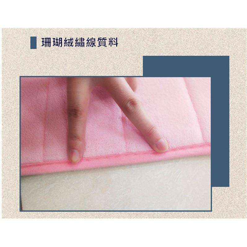 台灣現貨 珊瑚絨短毛吸水地墊 記憶地墊 地墊 防滑墊腳踏墊 浴室腳踏墊 臥室地墊 吸水地墊 廚房地墊 臥室 腳踏墊 地毯-細節圖3