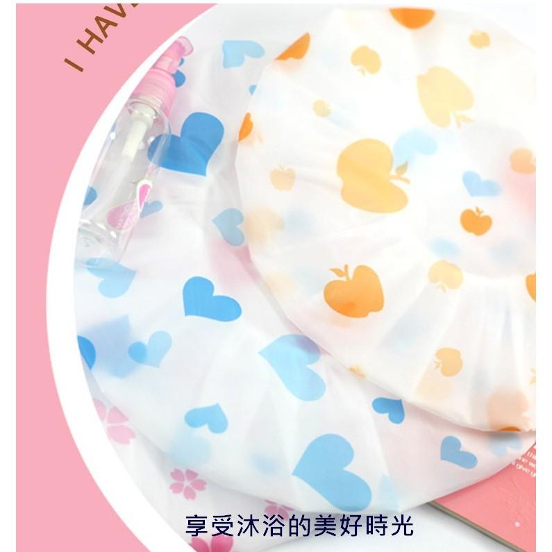 台灣現貨 可愛防水洗澡浴帽 防水浴帽 浴帽 洗澡帽 沐浴帽 洗頭帽 鬆緊帶浴帽 印花浴帽 洗髮洗澡必備 環保EVA浴帽-細節圖5