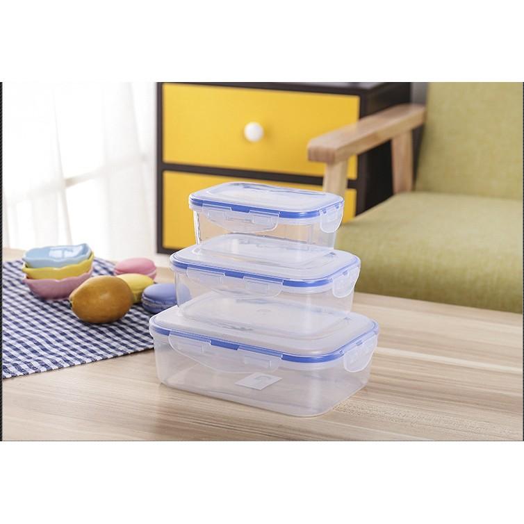 台灣現貨 廚房塑料密封保鮮盒 保鮮盒 便當盒 密封保鮮盒  耐熱盒 密封盒 可冷藏密封  食物保鮮盒 收納盒  密封盒-細節圖7