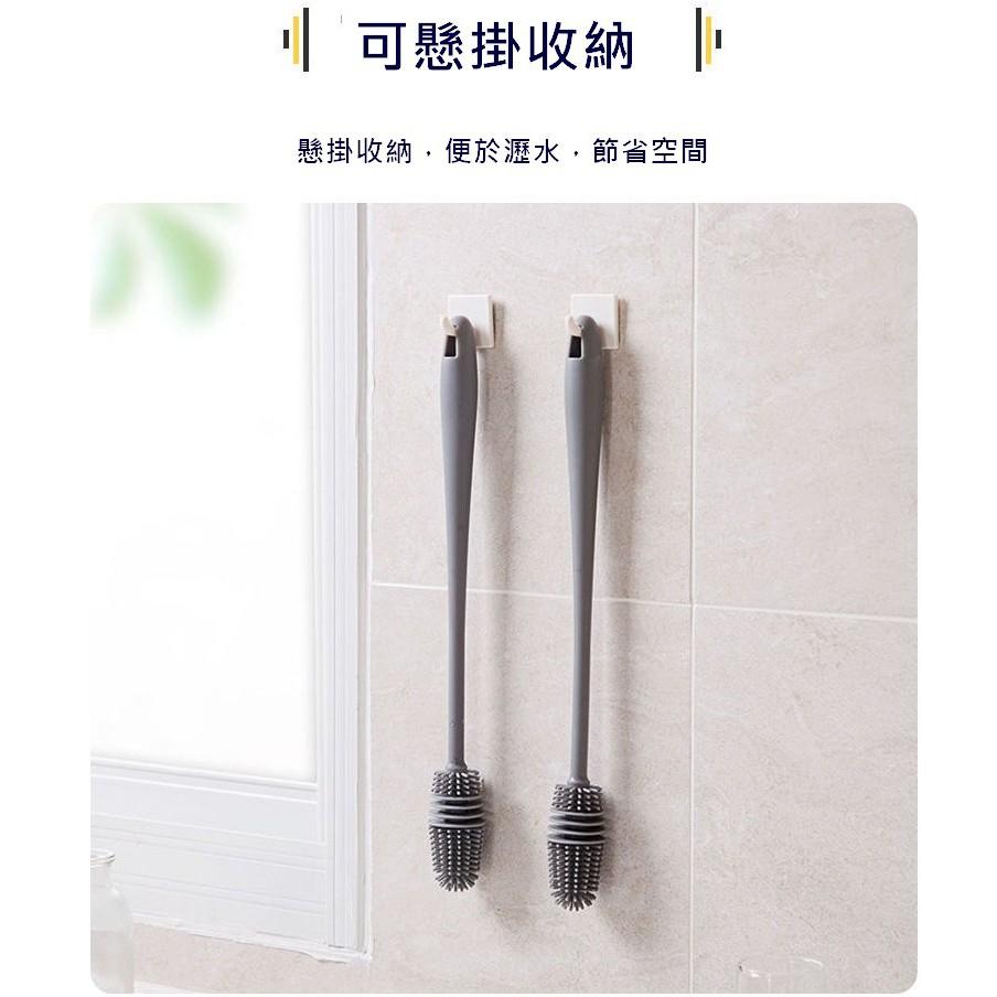 台灣現貨 長柄矽膠杯刷神器 刷奶瓶神器 刷奶瓶 無死角杯刷 刷杯子 奶瓶刷 長柄杯刷 杯子刷 玻璃杯子刷 刷杯子 杯刷-細節圖7