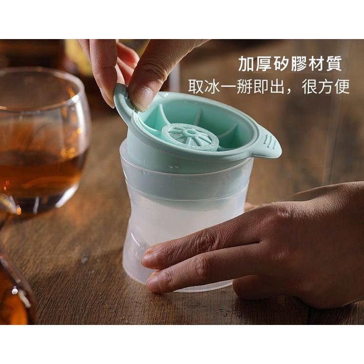 台灣現貨 威士忌冰塊製冰盒 威士忌大冰球模具 矽膠製冰模具 冰塊模具 大冰塊 大冰球冰塊  圓球冰塊模具 威士忌冰塊-細節圖3