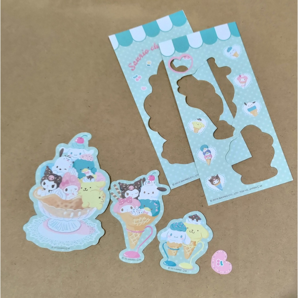 Takaratomy 三麗鷗 甜點系列 切模貼紙 日本製-細節圖6