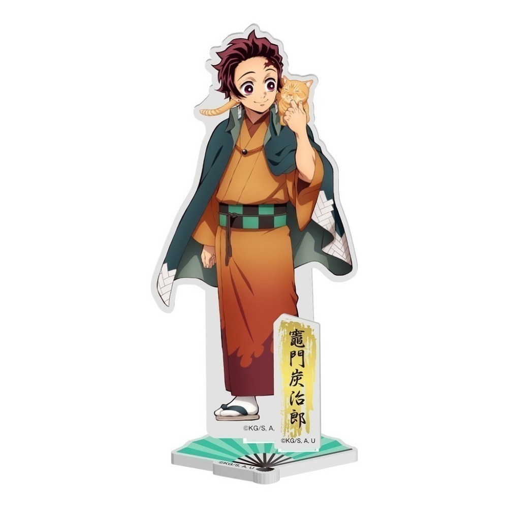 (特價-日本製) BANDAI 鬼滅之刃 與貓的美好日子 壓克力立牌 Premium Bandai 限定-細節圖5