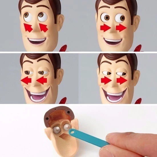 玩具總動員 胡迪 可動 公仔 LR-045 海洋堂-細節圖6