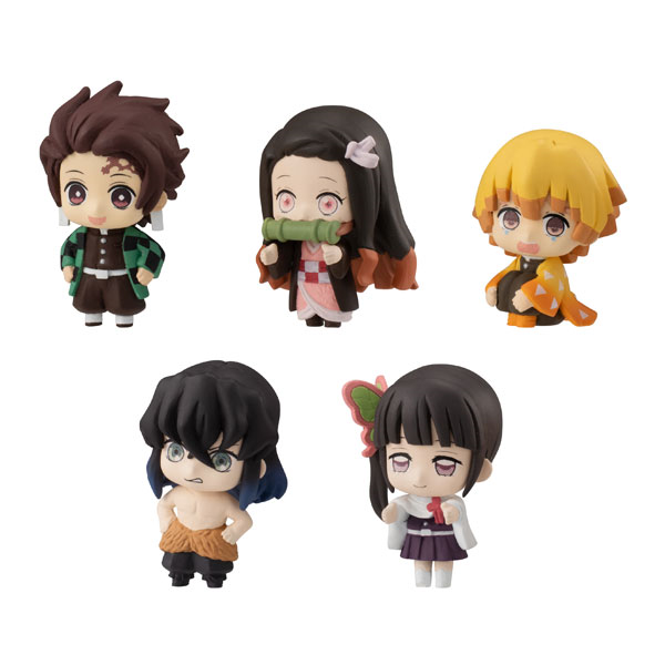 (特價) Bandai 鬼滅之刃 排隊 公仔 全5種 盒玩 盒裝版 全新正版-細節圖2