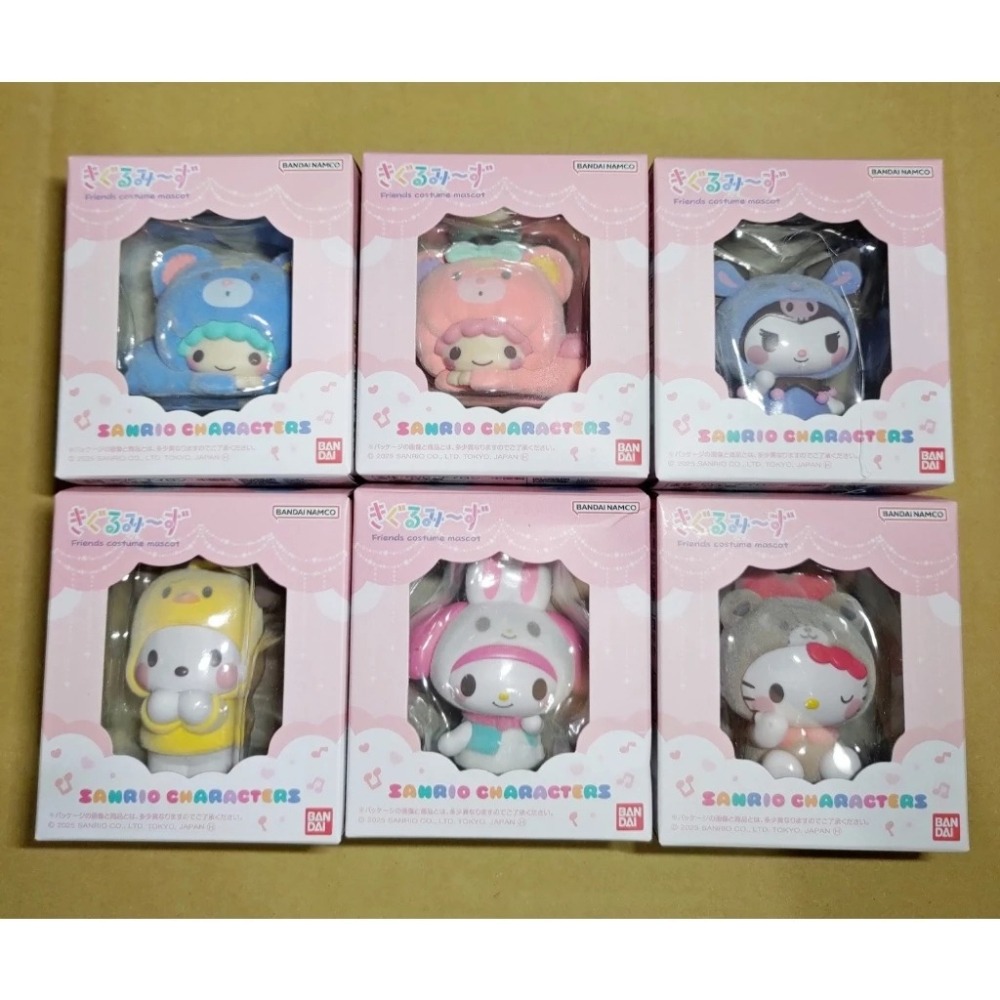 [Smile] Bandai 三麗鷗 植絨 裝扮公仔 挑款 絨毛 全新正版-細節圖3