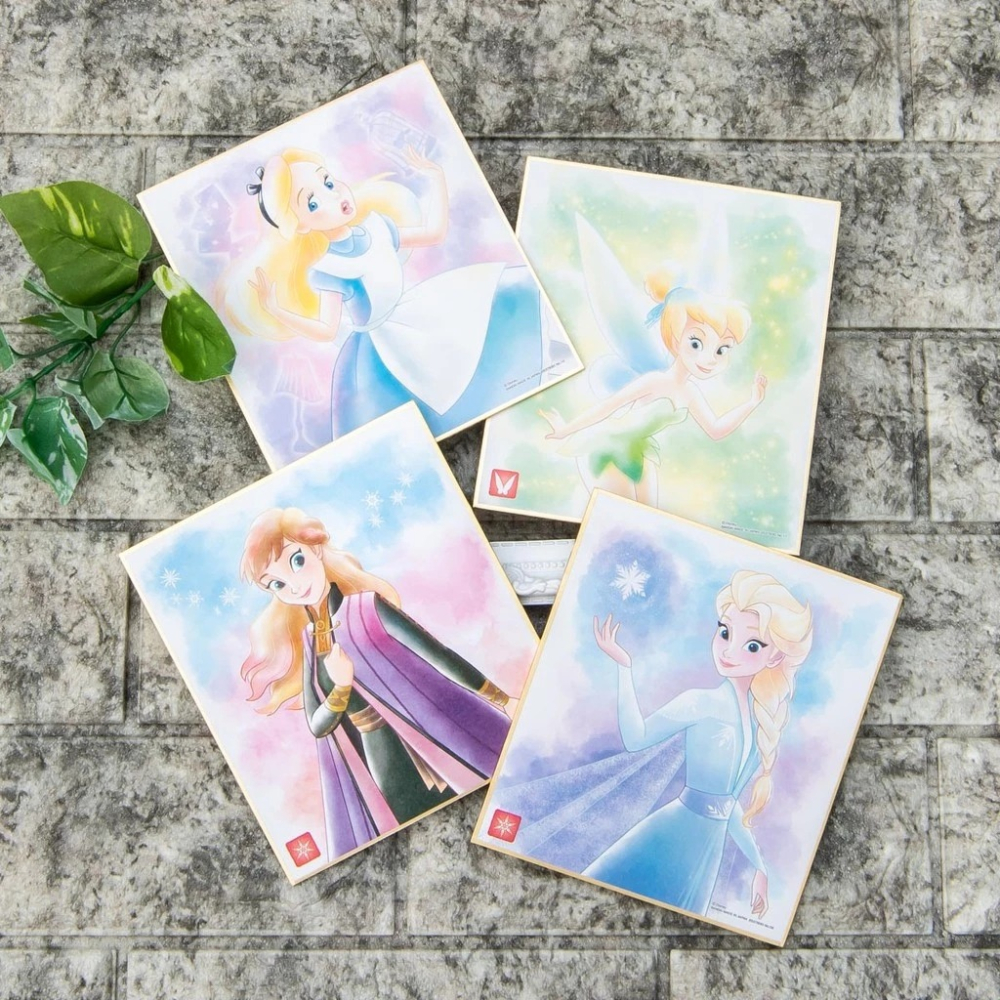 Bandai 迪士尼 公主 厚紙板卡片(色紙) 裝飾 擺飾-細節圖6