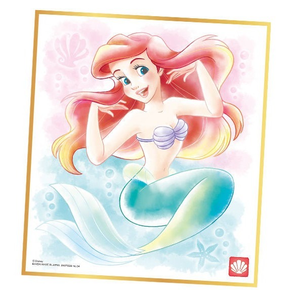 Bandai 迪士尼 公主 厚紙板卡片(色紙) 裝飾 擺飾-規格圖9