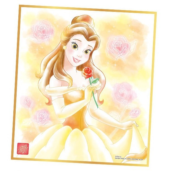 Bandai 迪士尼 公主 厚紙板卡片(色紙) 裝飾 擺飾-規格圖9