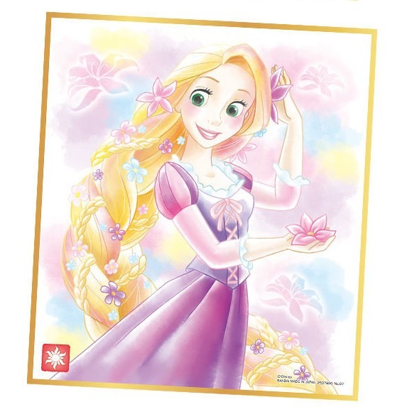 Bandai 迪士尼 公主 厚紙板卡片(色紙) 裝飾 擺飾-規格圖9