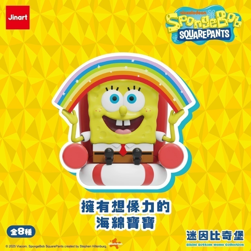 [Smile] JINART 海綿寶寶 迷因比奇堡系列公仔-規格圖10
