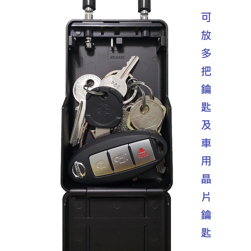 【BOSVISION 博士威】四字輪鎖中鎖固定盒/門鎖/鑰匙鎖/鑰匙盒(8973A)-細節圖2