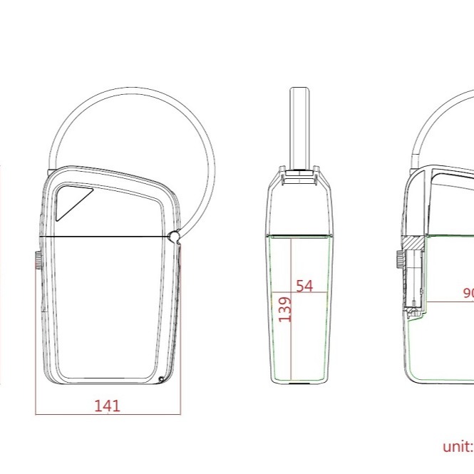 【BOSVISION 博士威】行動保險箱 攜帶式保險箱(8990)-細節圖4