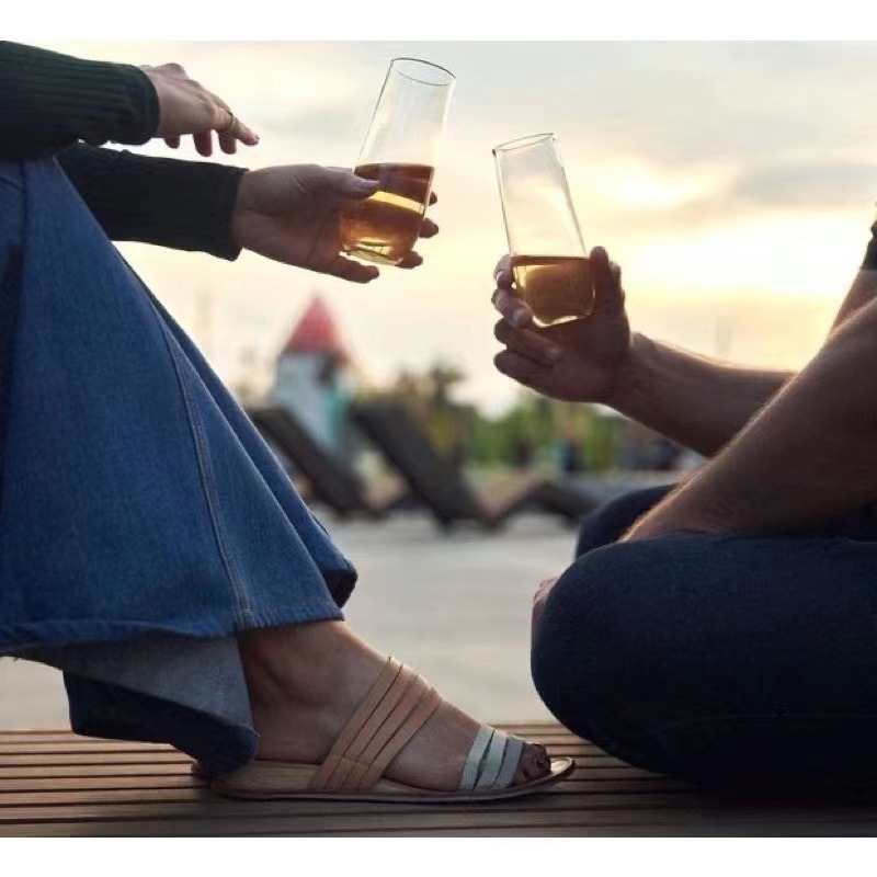 酒杯系列(長杯-全透明/金邊) party主題香檳杯/紅酒杯/雞尾酒杯/高腳杯/塑膠-細節圖5