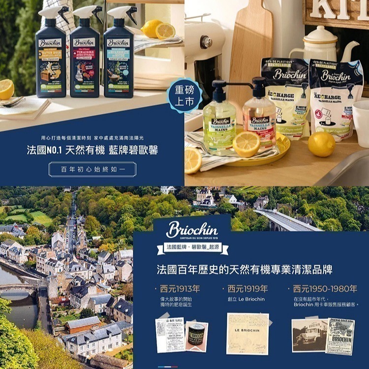 Jacques Briochin 藍牌碧歐馨 小蘇打萬用泡沫去味清潔劑 750ml 單入/多入可選－WBK SHOP-細節圖4