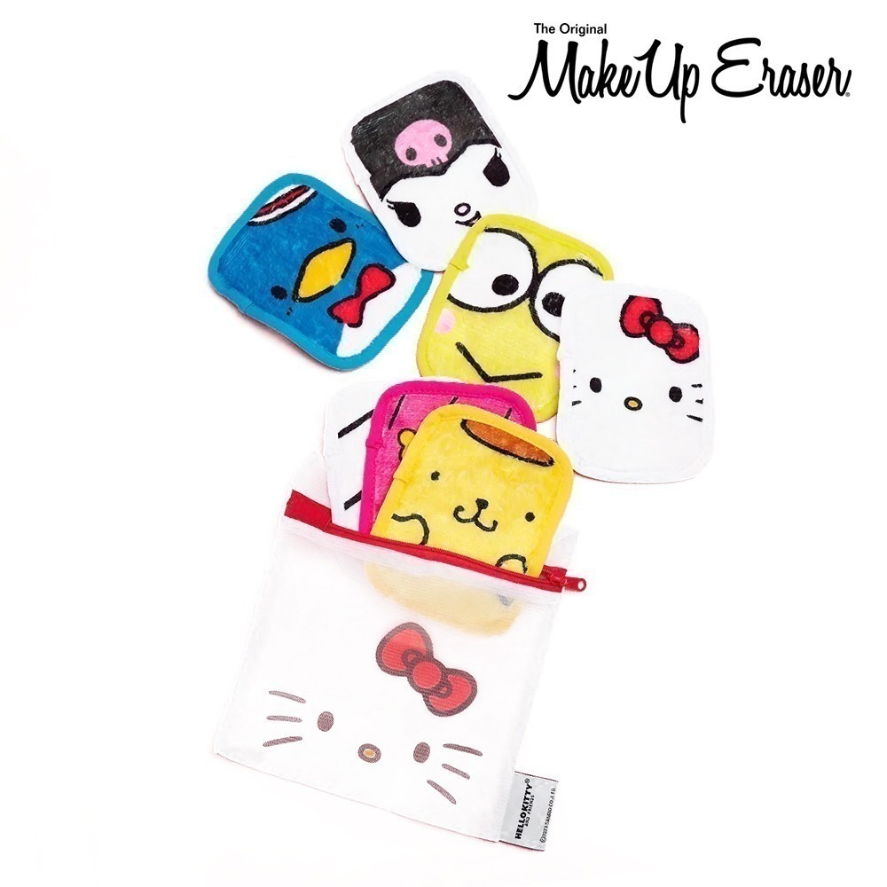 MakeUp Eraser 原創魔法卸妝巾-Hello Kitty三麗鷗家族七件組－WBK SHOP-細節圖2