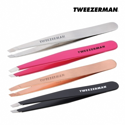 Tweezerman 專業斜口鑷 多色可選 公司貨 德國頂級工藝 雙人牌 眉夾 眉毛夾 拔毛 斜口夾－WBK SHOP