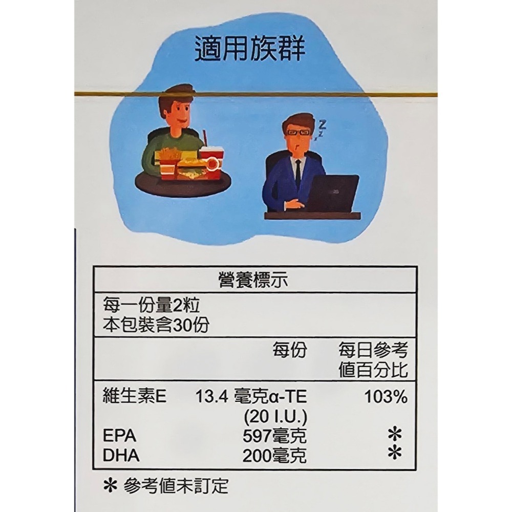 去除批號與點數 永信活泉 深海純化魚油 EPA軟膠囊 60粒/盒-細節圖3