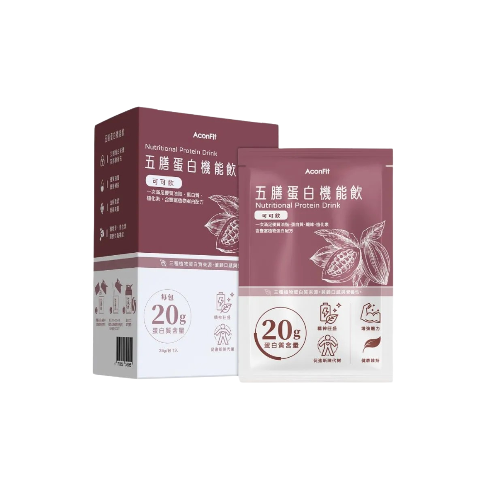 (單包) 五膳 蛋白機能飲 35g/包-規格圖1