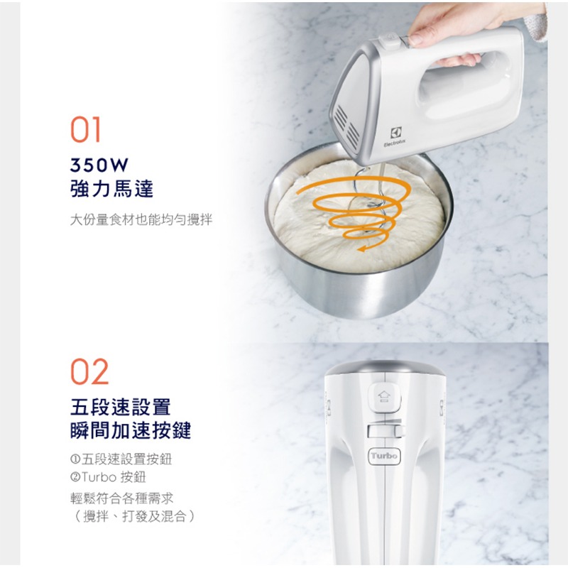 Electrolux 伊萊克斯 EHM3407 手持攪拌機 Love Your Day 系列-細節圖3