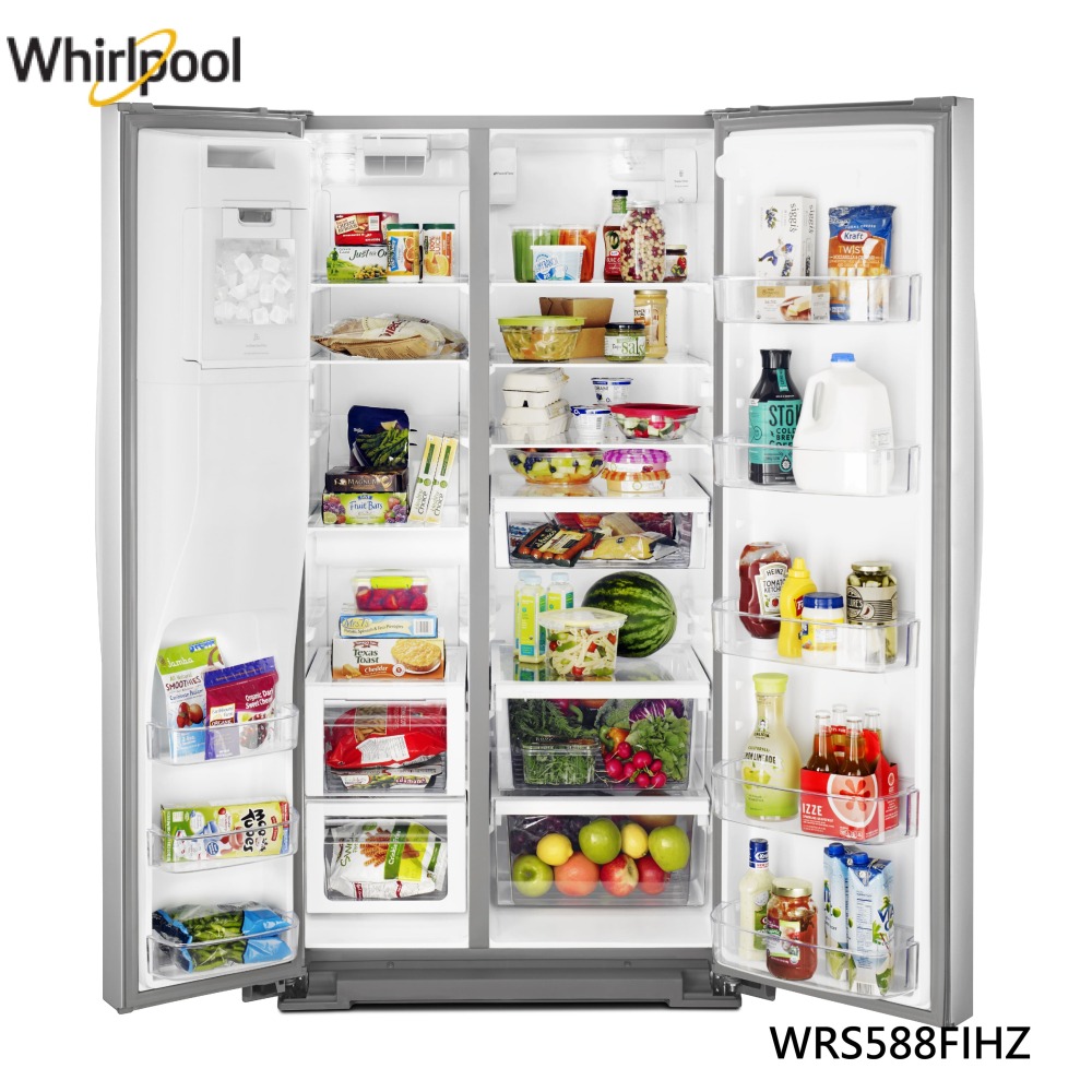 Whirlpool 惠而浦 WRS588FIHZ 對開冰箱 840L 抗指紋不鏽鋼 門上節能觸控面版-細節圖2