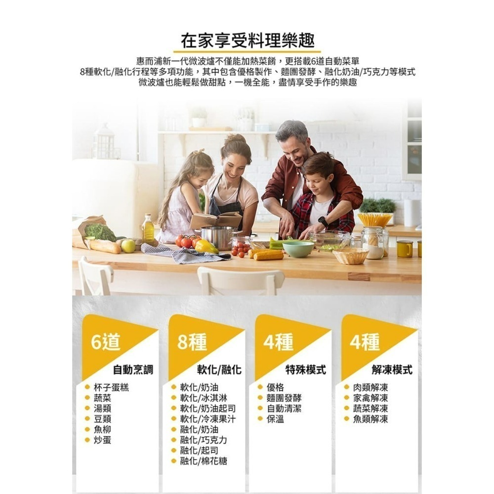 Whirlpool 惠而浦 WMWE200B 微波爐 20公升 微電腦-細節圖3