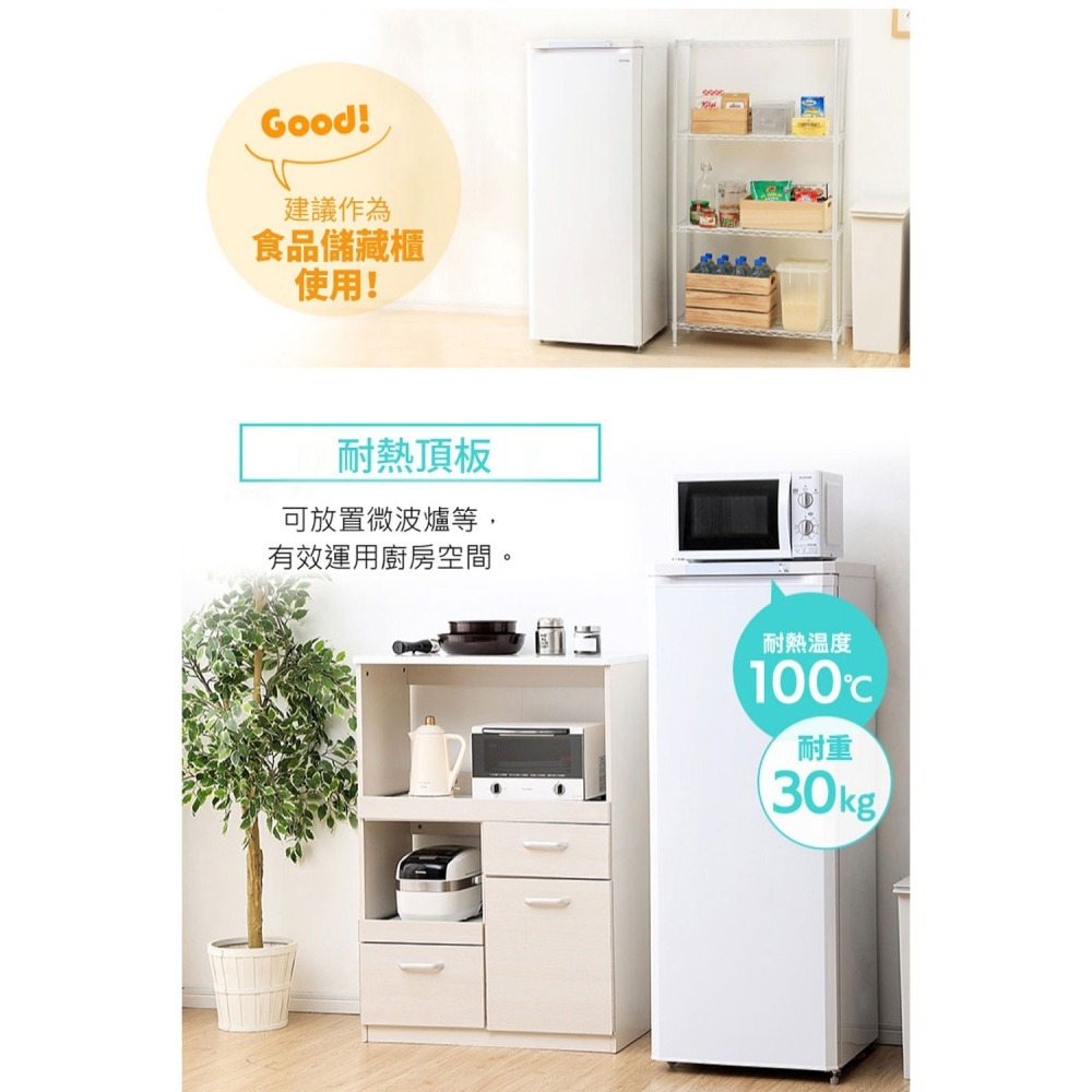 IRIS 冷凍櫃175公升直立式冷凍櫃IUSD-18A-W - 東隆電器- iOPEN Mall