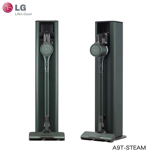 LG 樂金 A9T-STEAM 濕拖無線吸塵器 CordZero™ A9 TS 蒸氣系列 石墨綠
