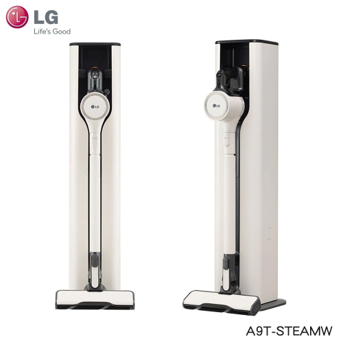LG 樂金 A9T-STEAMW 濕拖無線吸塵器 CordZero™ A9 TS 蒸氣系列 白色