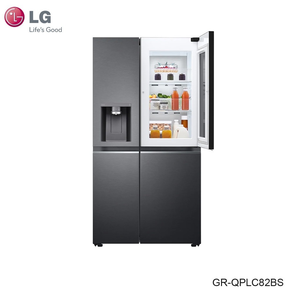 LG 樂金 GR-QPLC82BS 冰箱 734公升 對開門 敲敲門 門中門 冰球製冰-細節圖3