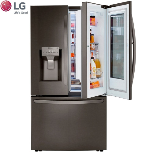 LG 樂金 GR-QBFL87BS 冰箱 821公升 星夜黑 InstaView™WiFi 敲敲看 門中門冰箱