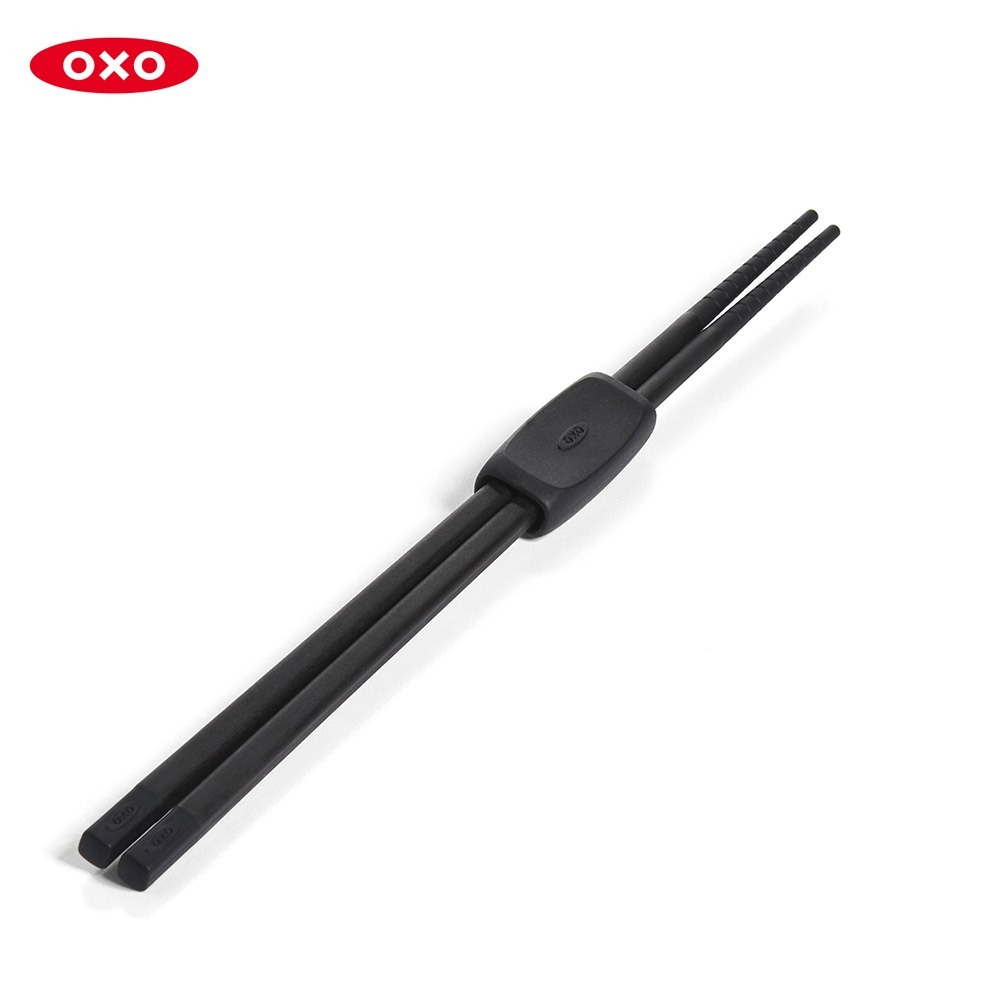 美國 OXO 好好握矽膠料理長筷 (綠/黑/桃紅)-細節圖3