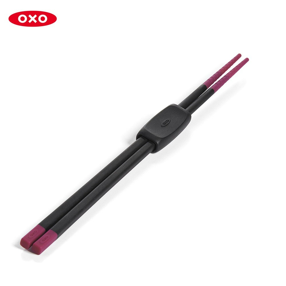 美國 OXO 好好握矽膠料理長筷 (綠/黑/桃紅)-細節圖4