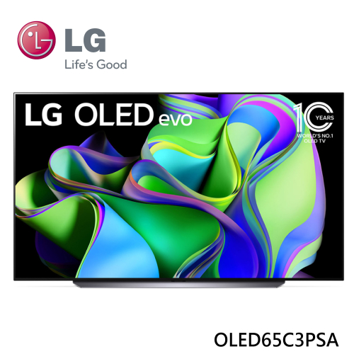 LG 樂金 OLED65C3PSA 65吋 OLED C3極緻系列 4K AI 物聯網智慧電視【含桌上安裝】