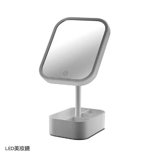 LED 美妝鏡 SP-2108 三段亮度 / 順髮氣墊梳組 SP-2215 (大板梳+橢圓梳)