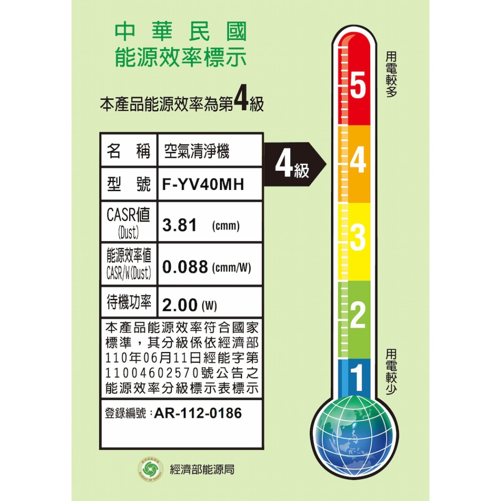 Panasonic 國際牌 除濕機 F-YV40MH 變頻清淨型 20公升/日 除濕適用25坪/清淨坪數5-11坪-細節圖3