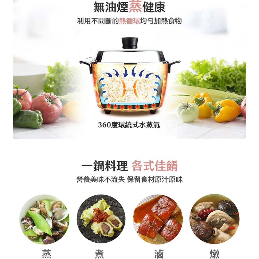TATUNG 大同 TAC-10L-MP 10人份 珍珠粉紅不鏽鋼電鍋 全配 大同電鍋-細節圖4