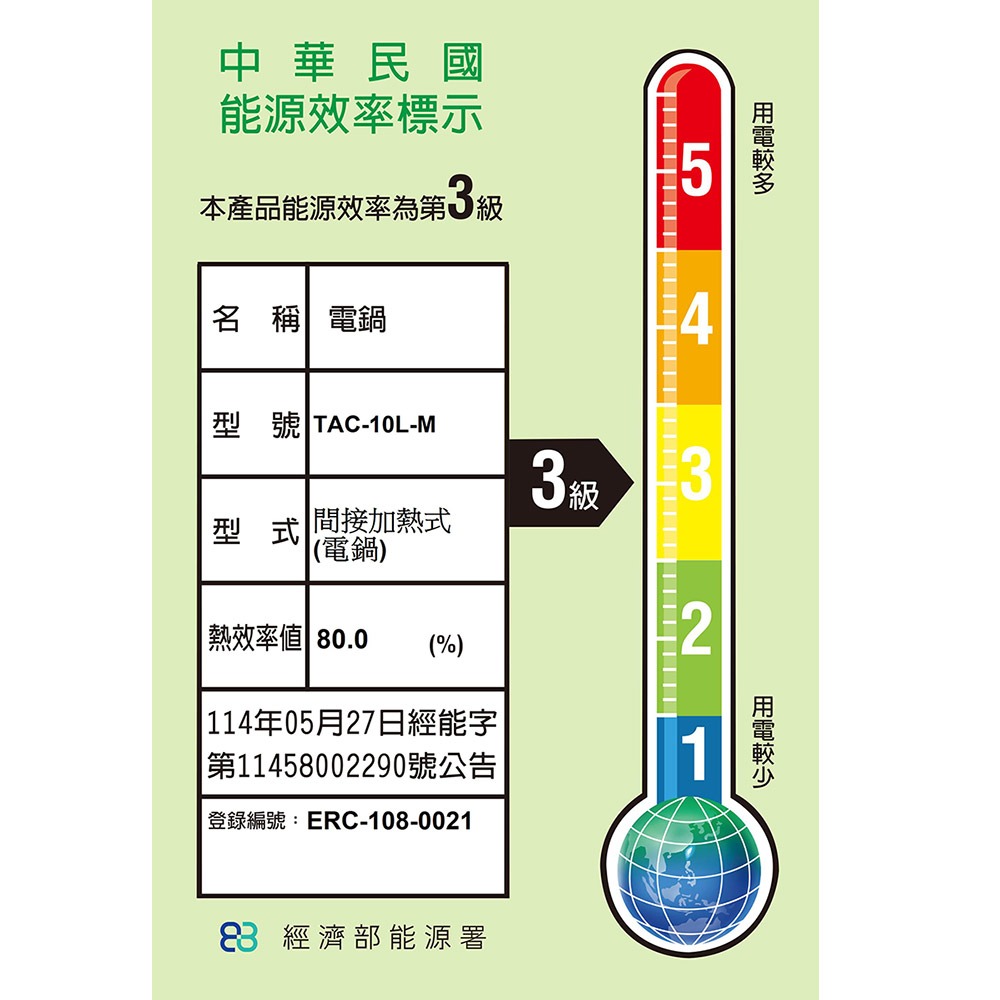 TATUNG 大同 TAC-10L-MCP 10人份電鍋 簡配款 櫻花粉 不鏽鋼配件-細節圖10