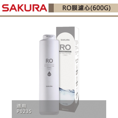 櫻花SAKURA RO膜濾心(600G) F0186 無安裝僅寄送