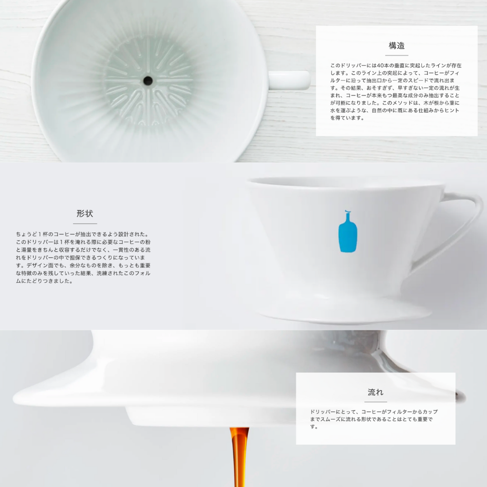 現貨✨ 藍瓶 濾杯 日本製 陶瓷濾杯 咖啡濾杯 手沖咖啡 blue bottle 有田燒 濾紙 咖啡器具 藍瓶咖啡-細節圖6