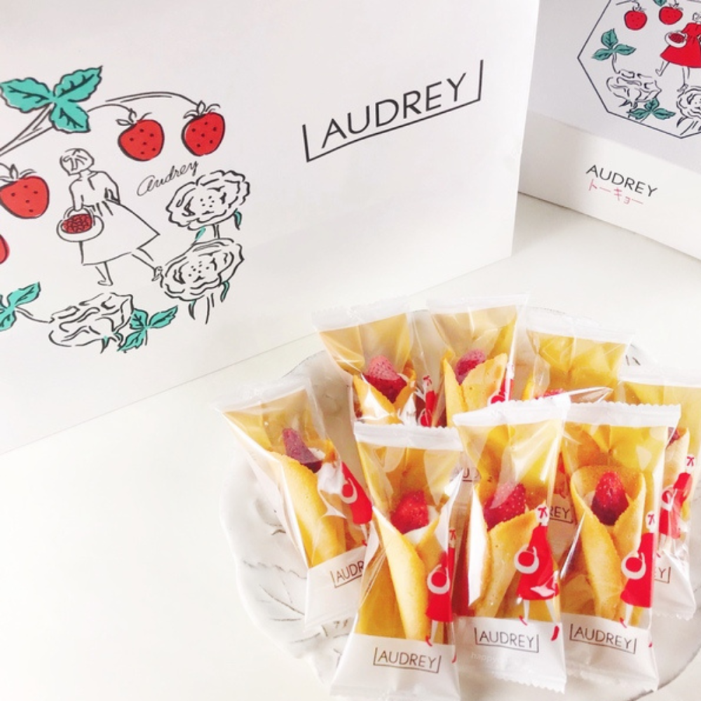日本連線1/20收單🌟 AUDREY 草莓花束餅乾 草莓 限定 花束餅乾 超人氣 伴手禮 日本 代購 年節禮盒 過年-細節圖5