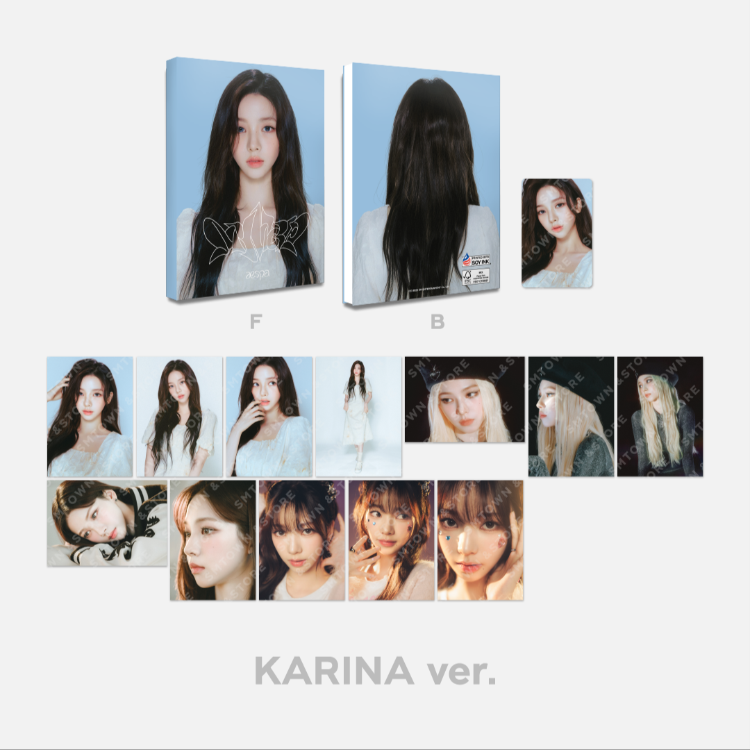 🐢【預購中】aespa The 3rd mini Album  ’MY WORLD’ 官方周邊-明信片小卡組🐢-細節圖3