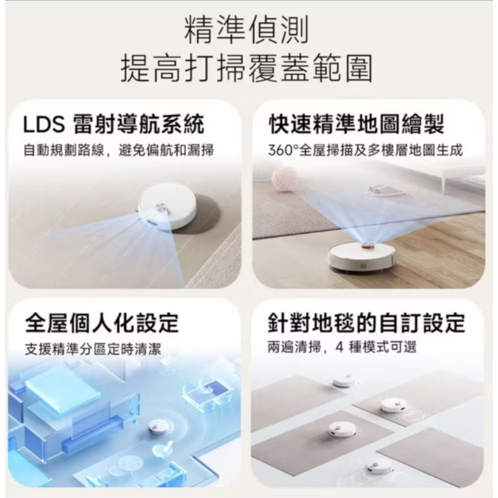 小米掃拖機器人S40，強吸力長續航，苗栗縣竹南鎮4000元，全新未拆封，台灣小米公司貨 我的聯絡方式，賴LINE twb-細節圖7